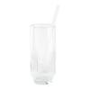 PAILLE POUR BOISSON JESSY - clair/Transparent, verre (20cm) - Premium Living
