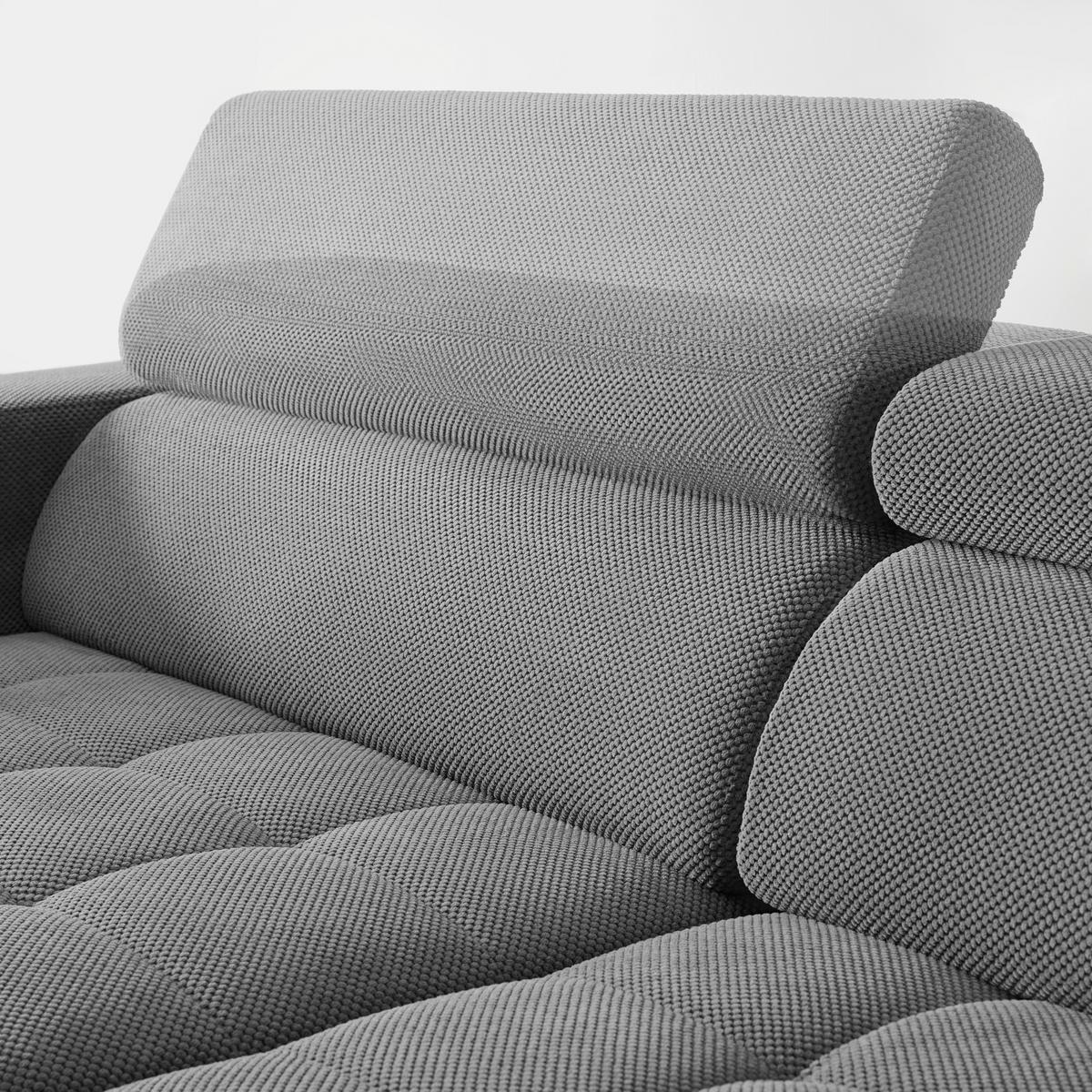 Kutna Garnitura Portland - siva/crna, Moderno, tekstil/plastika (197/98/275cm) - Premium Living