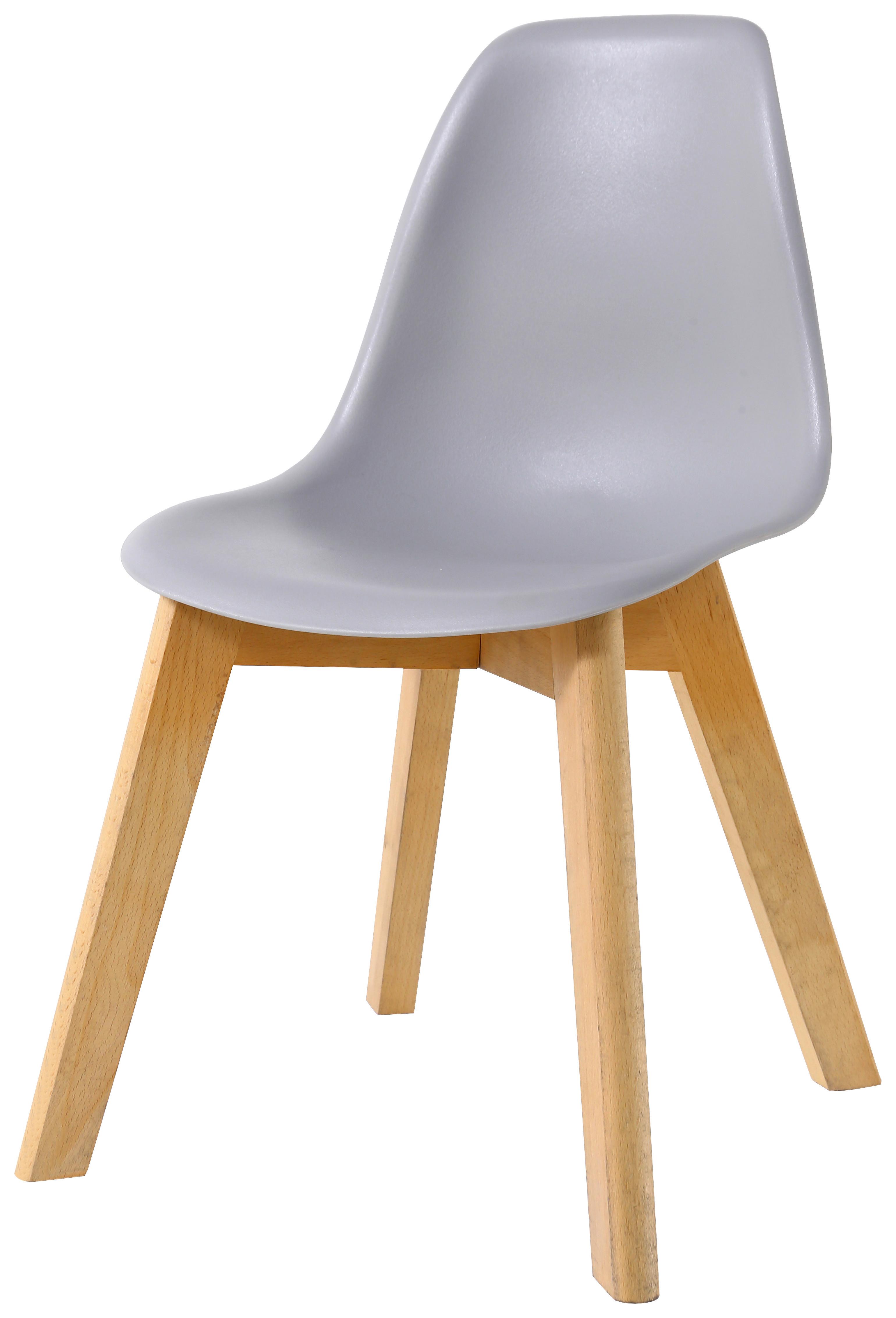 BARNSTOL STEVE -BASED- - grå, Modern, trä/plast (32/57/32cm) - Based