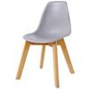 BARNSTOL STEVE -BASED- - grå, Modern, trä/plast (32/57/32cm) - Based
