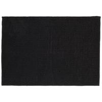 Fürdőszobaszőnyeg Nelly 60/90cm - fekete, textil (60/90cm) - Modern Living