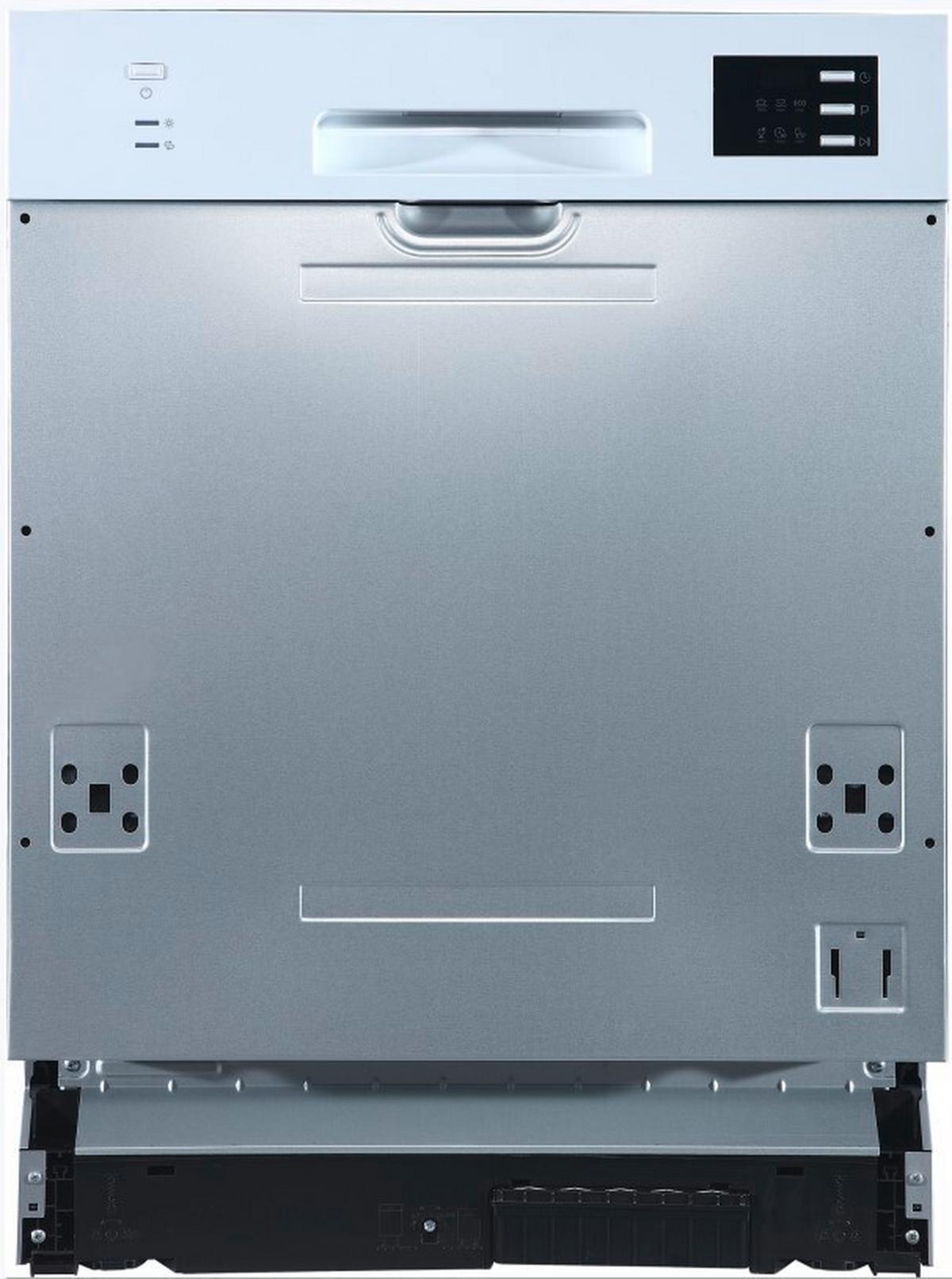 Küchenblock Nevada IV Weiß/Hochglanz mit Geräten - Chromfarben/Weiß Hochglanz, MODERN, Holzwerkstoff/Metall (280cm) - Held