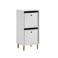 Aktenregal Torge Weiß matt - Weiß, MODERN, Holz/Holzwerkstoff (38,2/84,8/38,2cm) - Livetastic