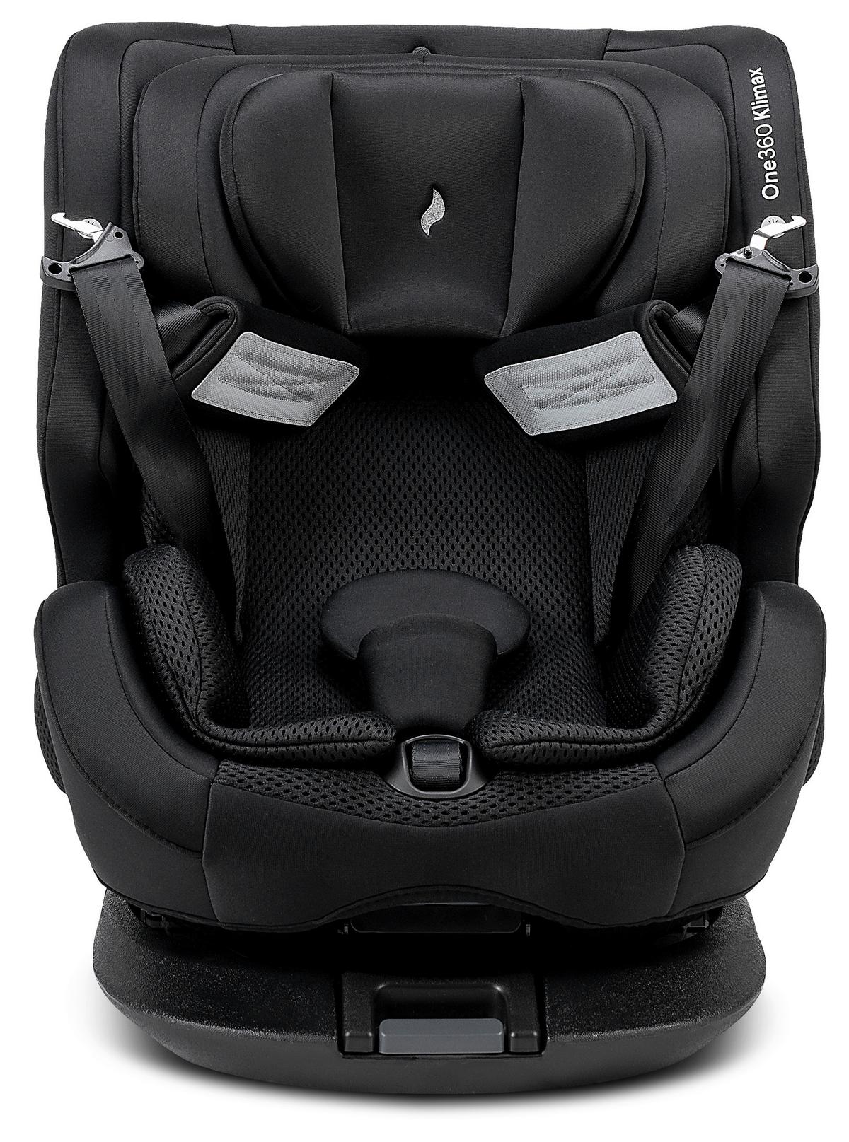 FOTELIK SAMOCHODOWY OBROTOWY ONE360 KLIMAX - czarny, Basics, tkanina (48/43/58cm) - Osann