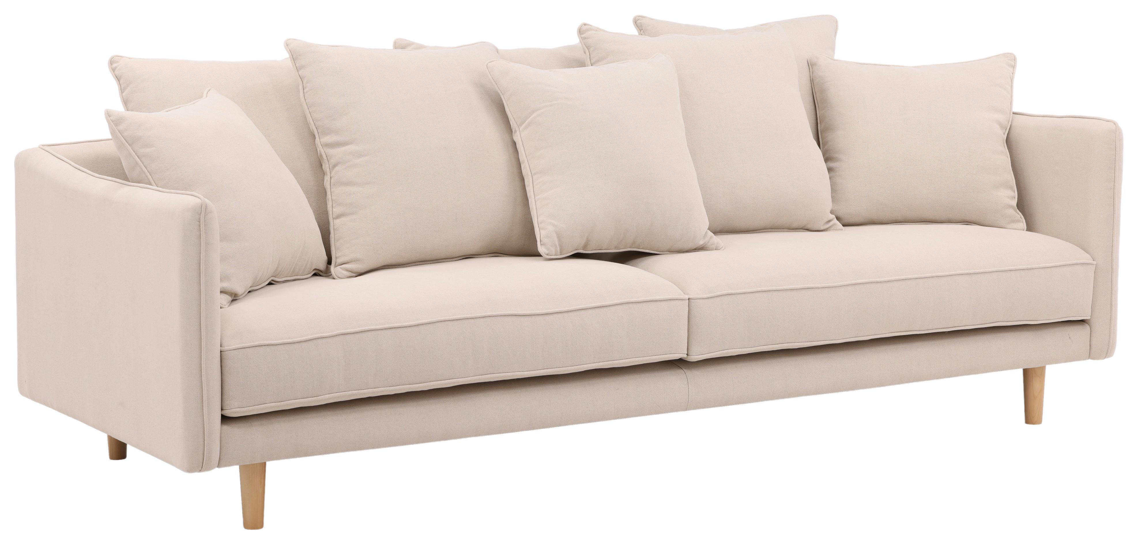 2-SITZER-SOFA SEGELSKÄREN - Beige, Design, Holz/Textil (240/91/92cm) - Livetastic