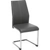 SVIKTSTOL ENI -BASED- - vit/kromfärg, metall/textil (44/96/57cm) - Based
