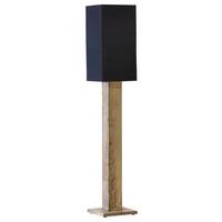 LAMPA STOJĄCA BAXTER - kolor naturalny/czarny, Design, tkanina/drewno (30/166/30cm)