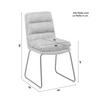 STOL KONA - grå/svart, Modern, metall/trä (48/90/65cm) - Bessagi Home