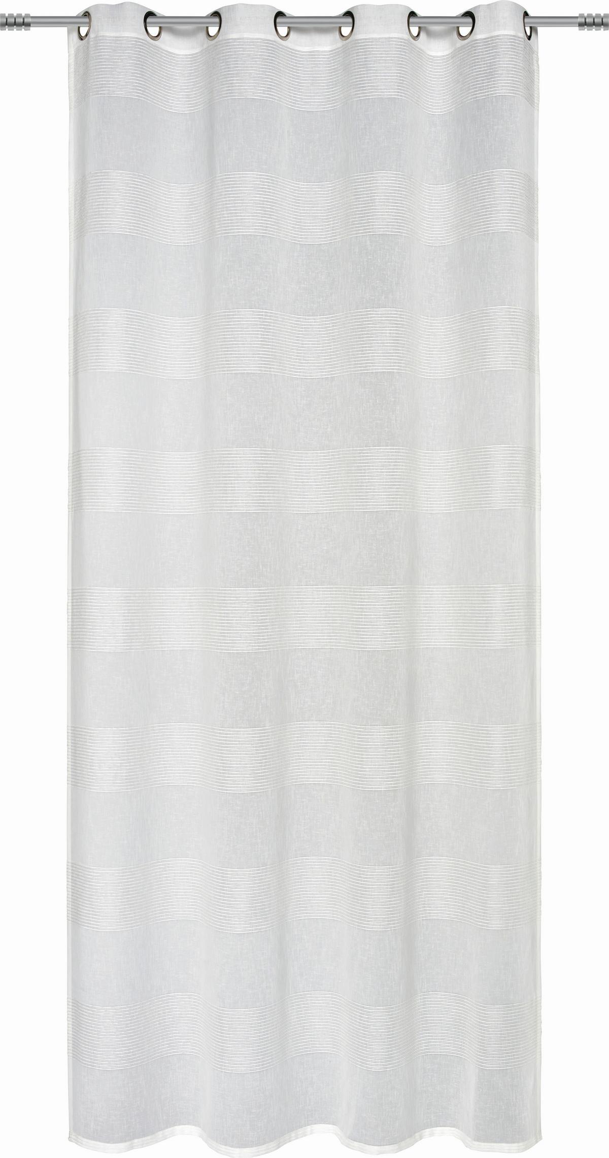 ZASŁONA NA PRZELOTKACH WIRSOW STREIF - biały, Basics, tkanina (140/245cm) - Esposa