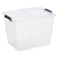 Škatla S Pokrovom Home Box Flex - Ca. 30l - prozorno, Konvencionalno, umetna masa (43/30/33cm)