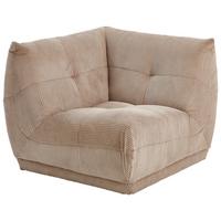 Modul Sofa Giselle Ecke Taupe - Taupe, Trend, Textil (105/80/105cm) - Livetastic