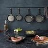 GRILLPAN BLACK LINE - Zwart, Konventionell, Kunststof/Metaal (28/28/5cm) - Gourmesto
