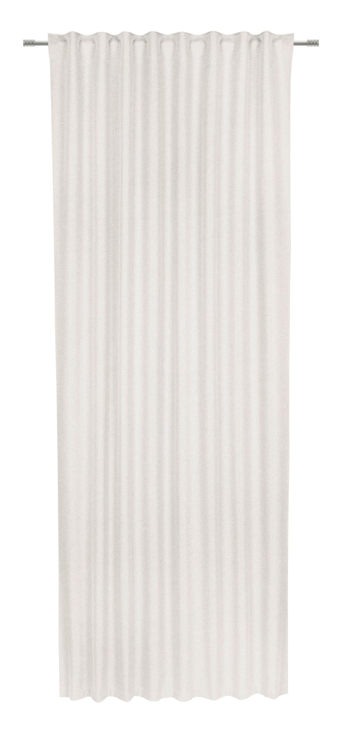 Sötétítőfüggöny Allan - fehér, Romantik / Landhaus, textil (135/255cm) - Premium Living