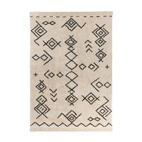 TEPPICH MYLEN 325 CREME / SCHWARZ - Creme/Schwarz, Konventionell, Textil (160/230cm) - Kayoom