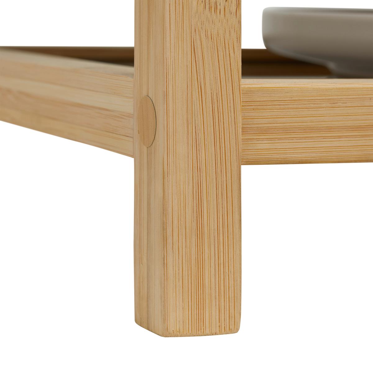Regal Boston Naturfarben - Naturfarben, MODERN, Glas/Naturmaterialien (114/79/34cm) - Mömax