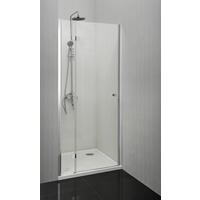 Zuhanyajtó Simlyflex - fehér, Konventionell, műanyag/üveg (87,5-89/195cm)