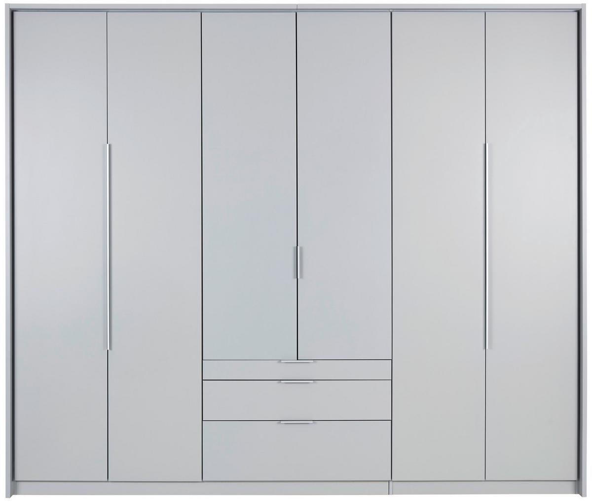 DULAP USI ROTATIVE ALABAMA - gri deschis, Modern, material pe bază de lemn (271/229/54cm) - Modern Living