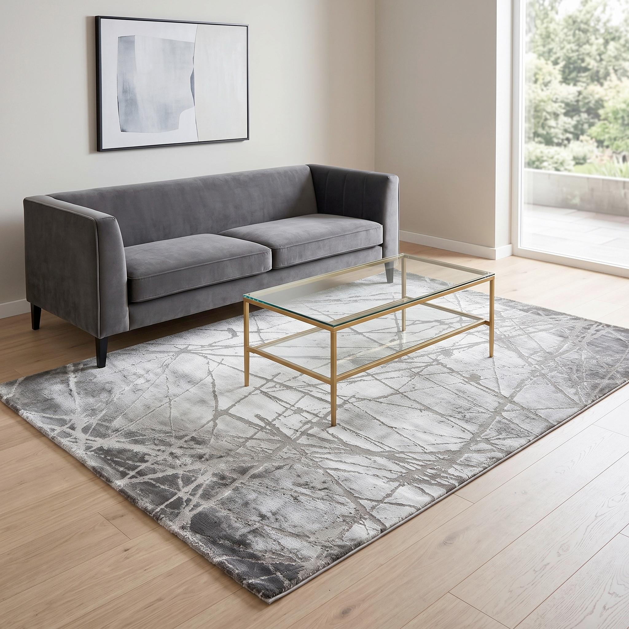 VÄVD MATTA MANCHESTER 3 -AKT- - grå, Modern, textil (160/230cm) - Mömax