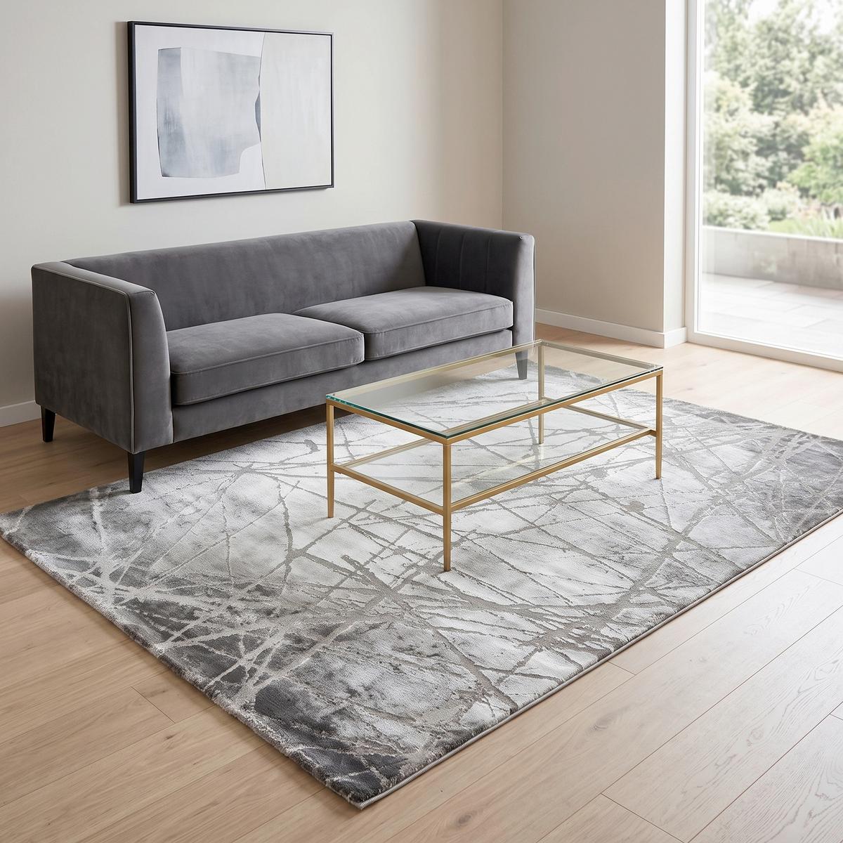 Szőnyeg Manchester 160/230 - szürke, Modern, textil (160/230cm) - Mömax
