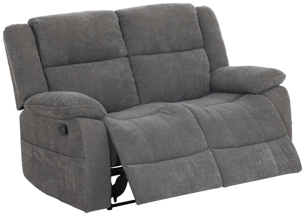 Dvosed Chester, Siva - siva/črna, Basics, umetna masa/tekstil (153/101/90cm) - P & B