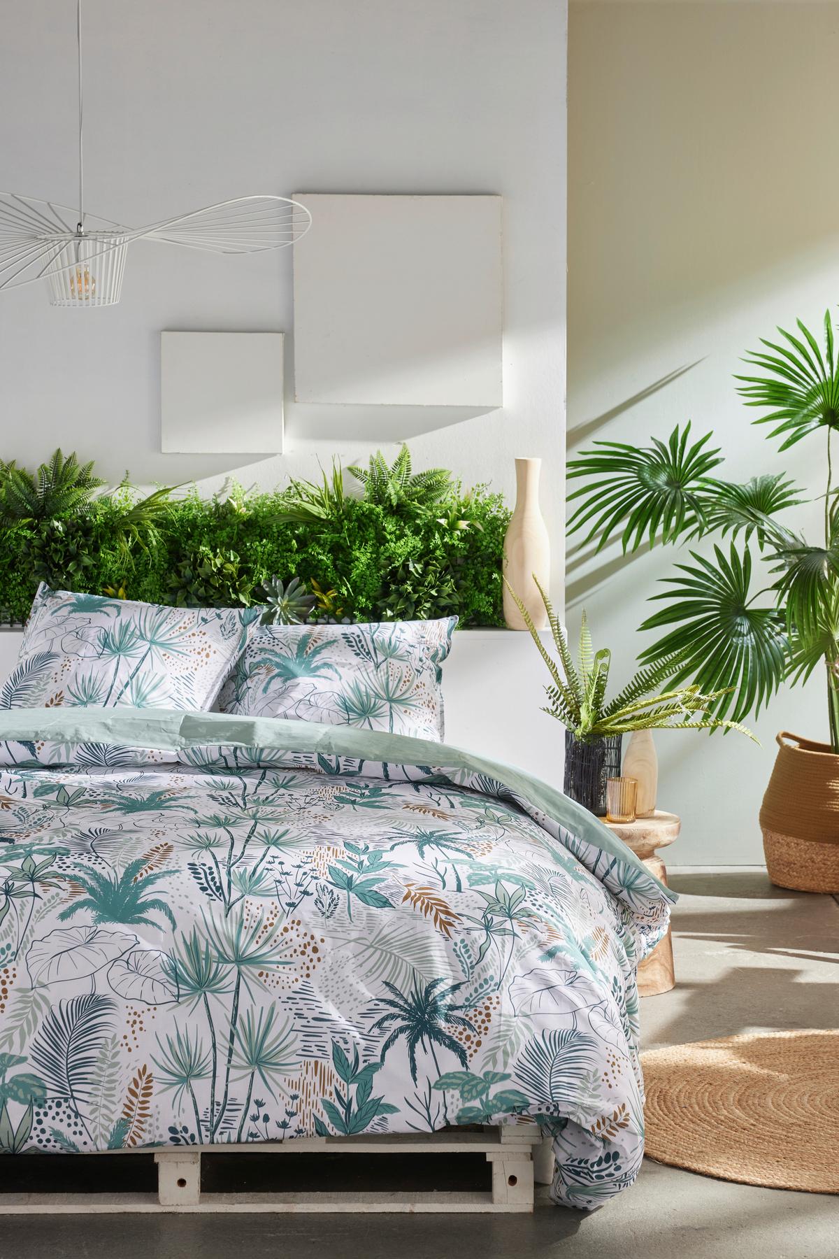 Lenjerie de pat Soft Green cca. 200x220/2x50x70 cm - Modern, textil (200/220cm)
