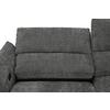 2-SITS SOFFA CAPE TOWN - mörkgrå/svart, Modern, metall/trä (200/98/93cm) - Mömax