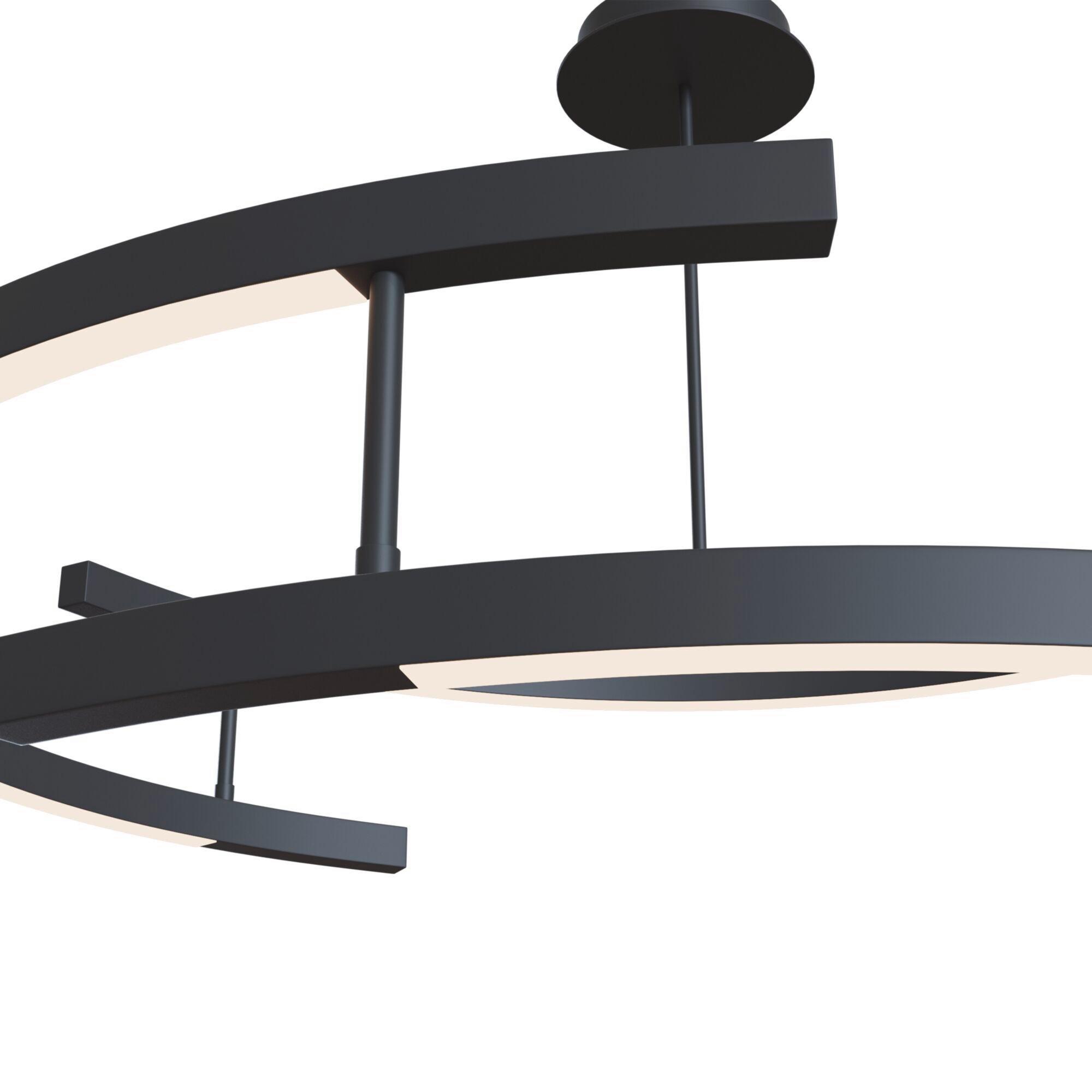 PENDELLEUCHTE LINE - Schwarz, Trend, Metall (83/23,9cm) - MAYTONI
