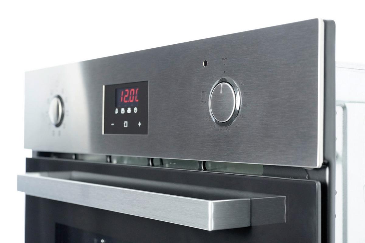 Einbaubackofen AB141-26 Schwarz - Schwarz, Trend, Glas/Metall (59,4/59,5/52,1cm) - Respekta