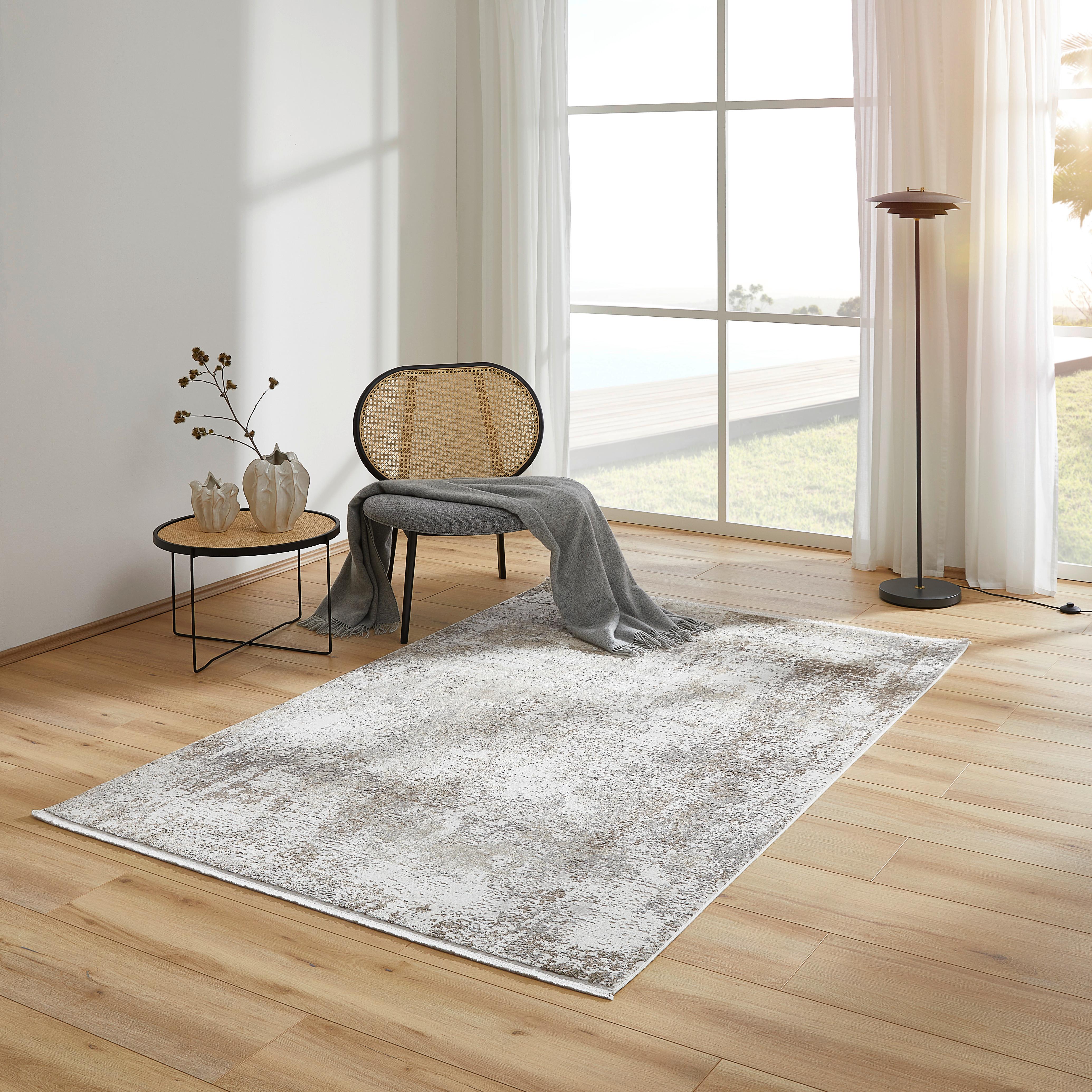 DYWAN VINTAGE ISABELLE - beżowy, Design, tkanina (133/190cm) - Dieter Knoll
