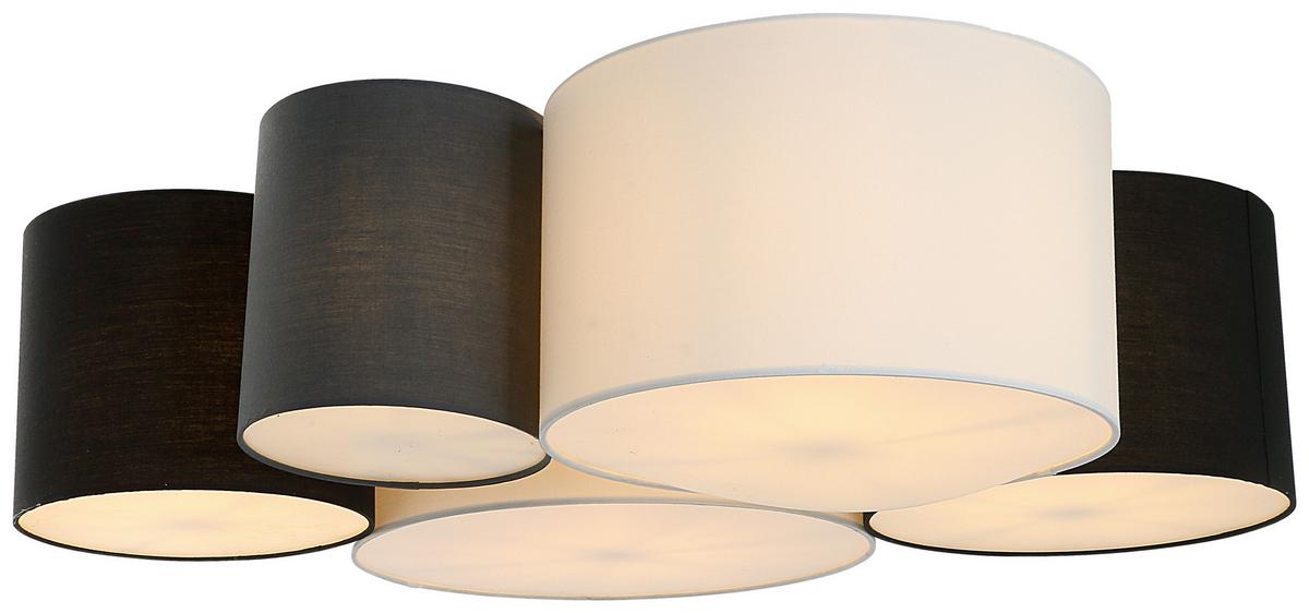 LAMPA SUFITOWA GOLDES II - biały, Design, tworzywo sztuczne/metal (90/76/26cm) - Novel