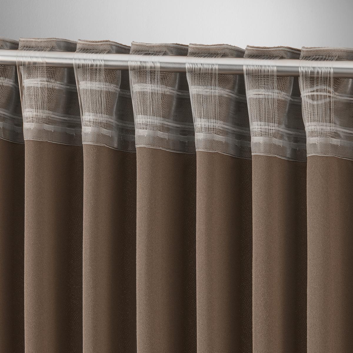Končana Zavesa Bianca, Rjava, Ca. 140/245 Cm - rjava, Konvencionalno, tekstil (140/245cm) - Modern Living