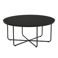 Couchtisch Wl7.649 - Schwarz, Design, Holzwerkstoff/Metall (80/80/35cm) - Livetastic