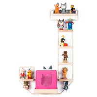 Otroška Polica Boarti, Bela - bela, Moderno, leseni material (37/54/19cm) - MID.YOU