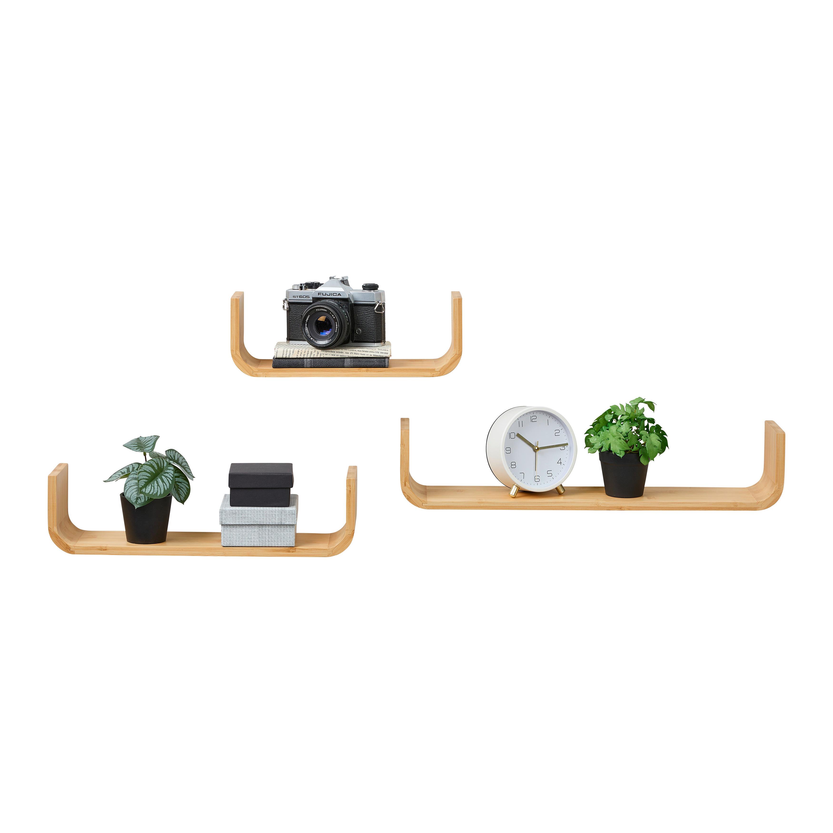 VÄGGHYLLPLAN SET BONNIE -SB- - naturfärgad, Natur, naturmaterial - Mömax