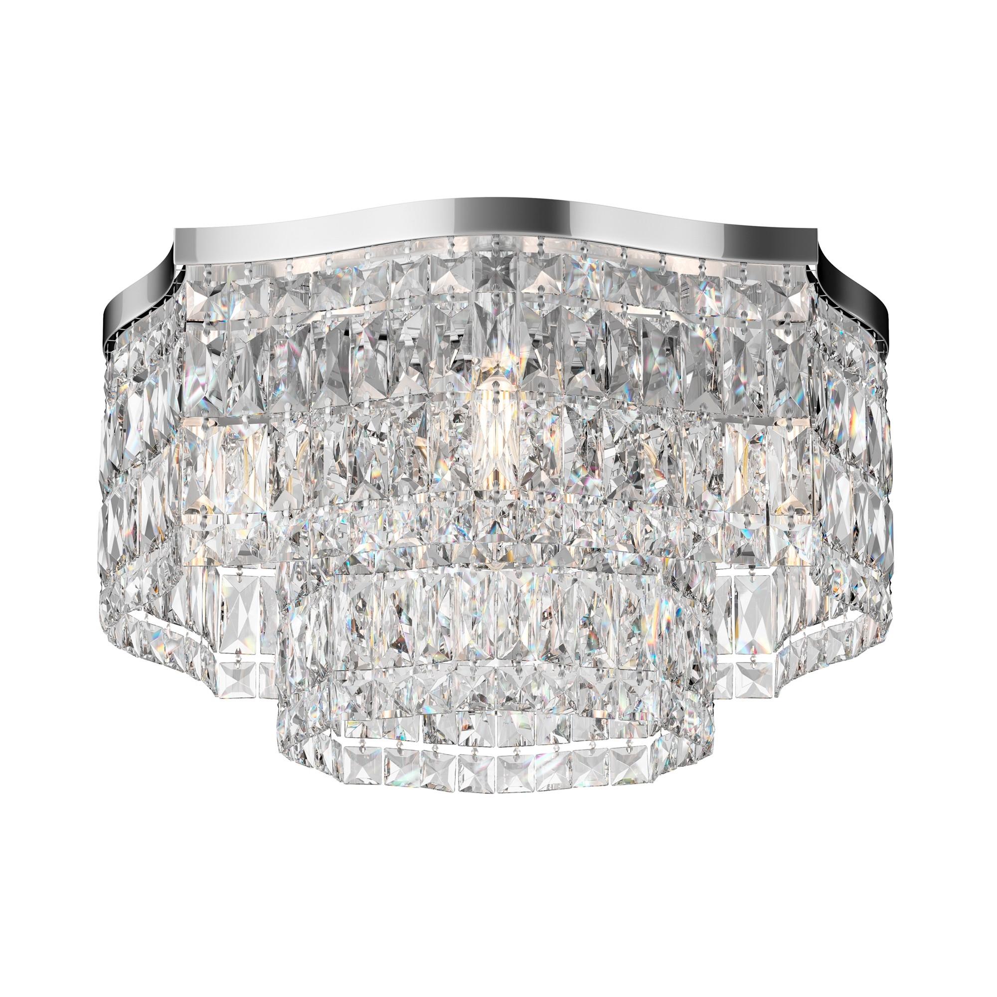 DECKENLEUCHTE DUNE - Chromfarben, Trend, Metall (45/25cm) - MAYTONI