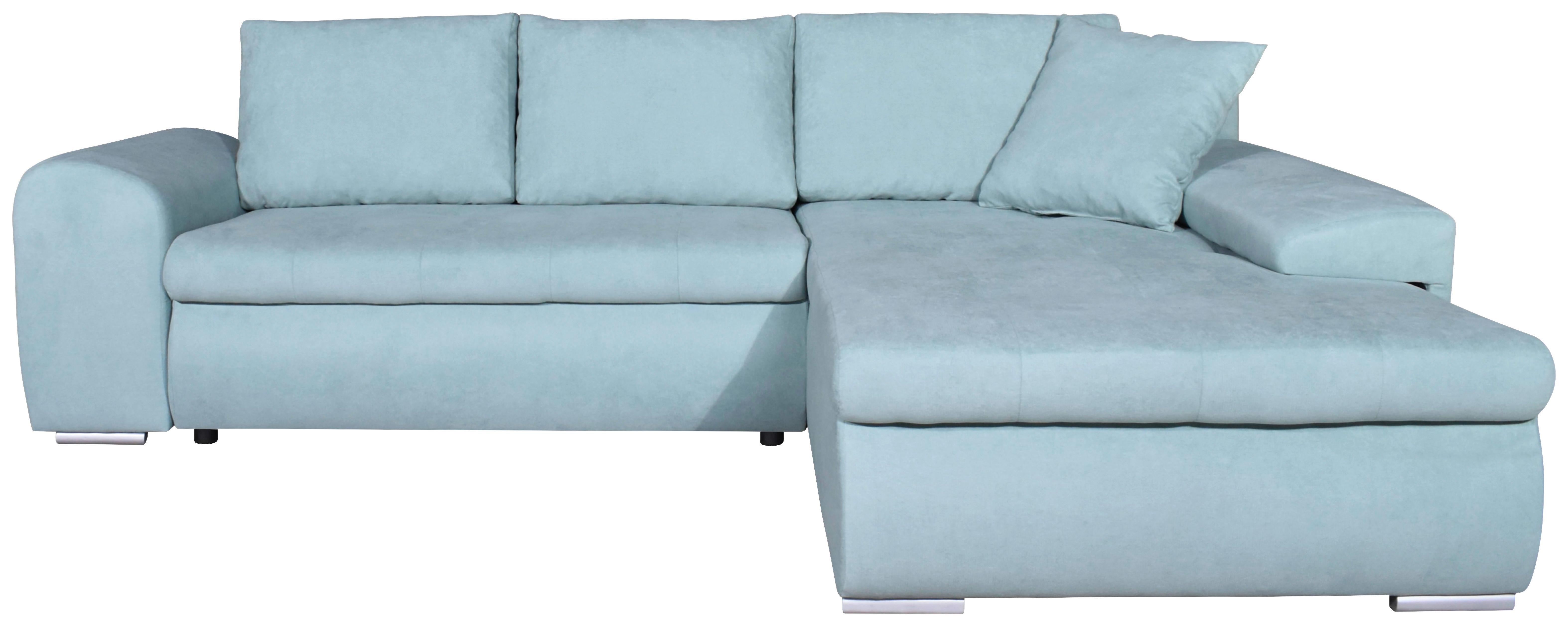 Coltar YANG - verde mentă, Modern, lemn/metal (270/85/185cm)