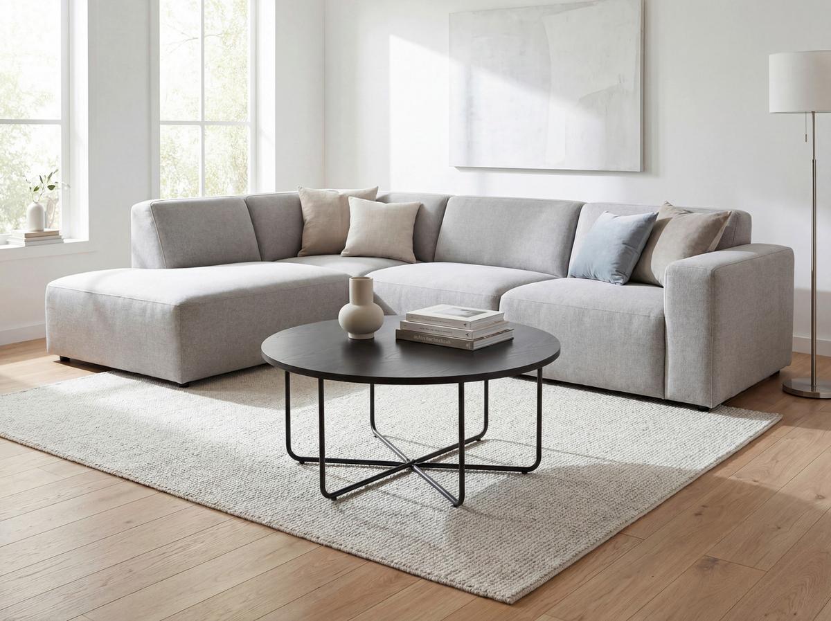 Couchtisch Wl7.649 - Schwarz, Design, Holzwerkstoff/Metall (80/80/35cm) - Livetastic
