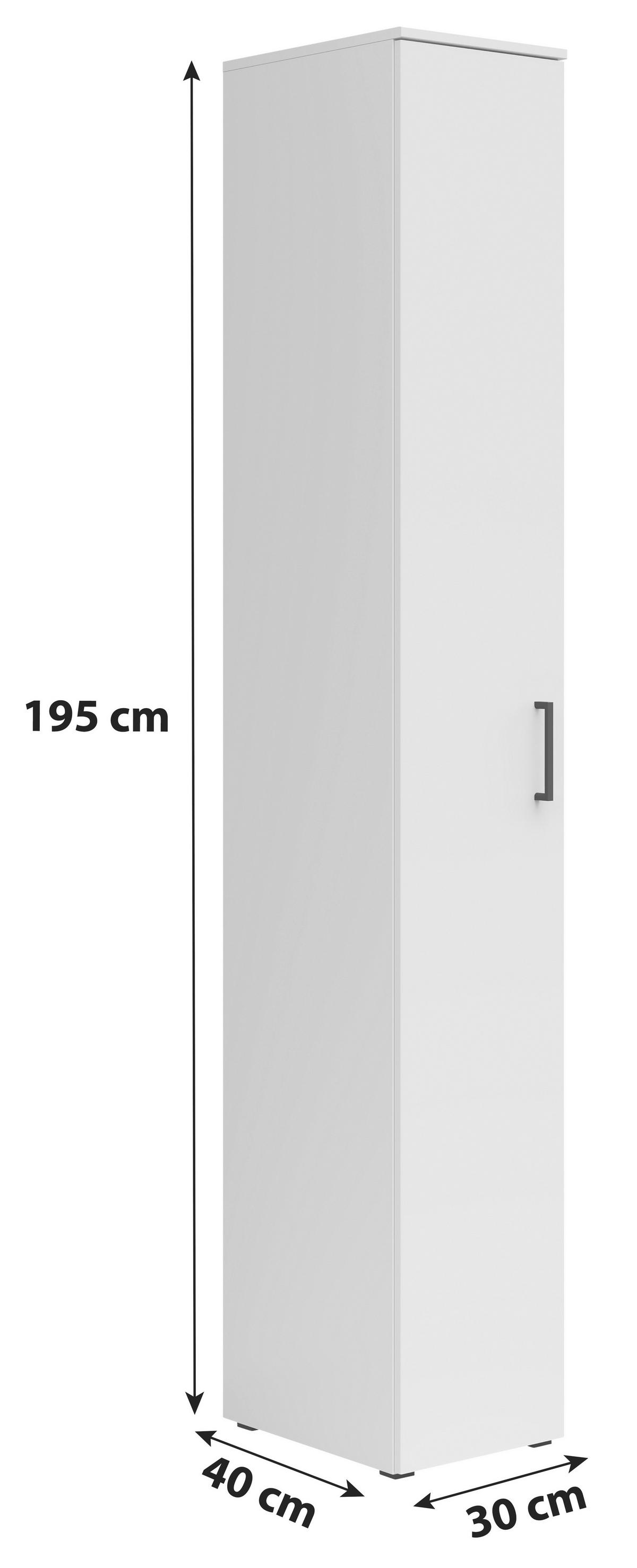 Dulap MULTI - stejar Artisan, Modern, material pe bază de lemn (30/195/40cm) - Modern Living