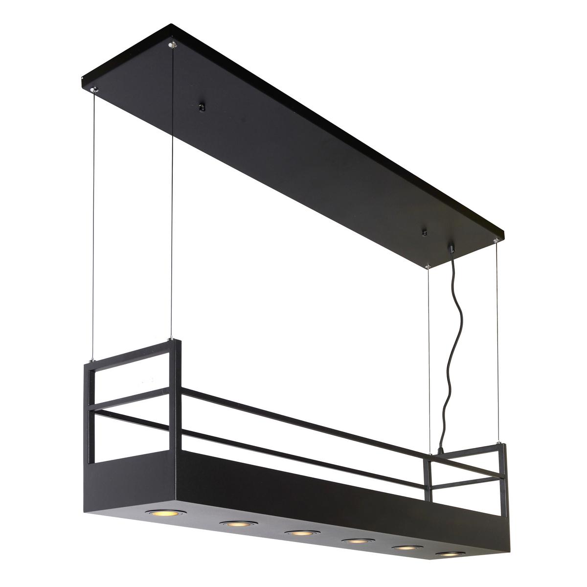 LAMPA WISZĄCA 21427/06/30 MIRAVELLE - czarny, Modern, metal (110/22/160cm) - Lucide