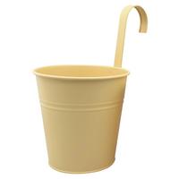 Übertopf Zana Gelb Ø ca. 15cm - Gelb, Metall (15/15,5cm) - Mömax