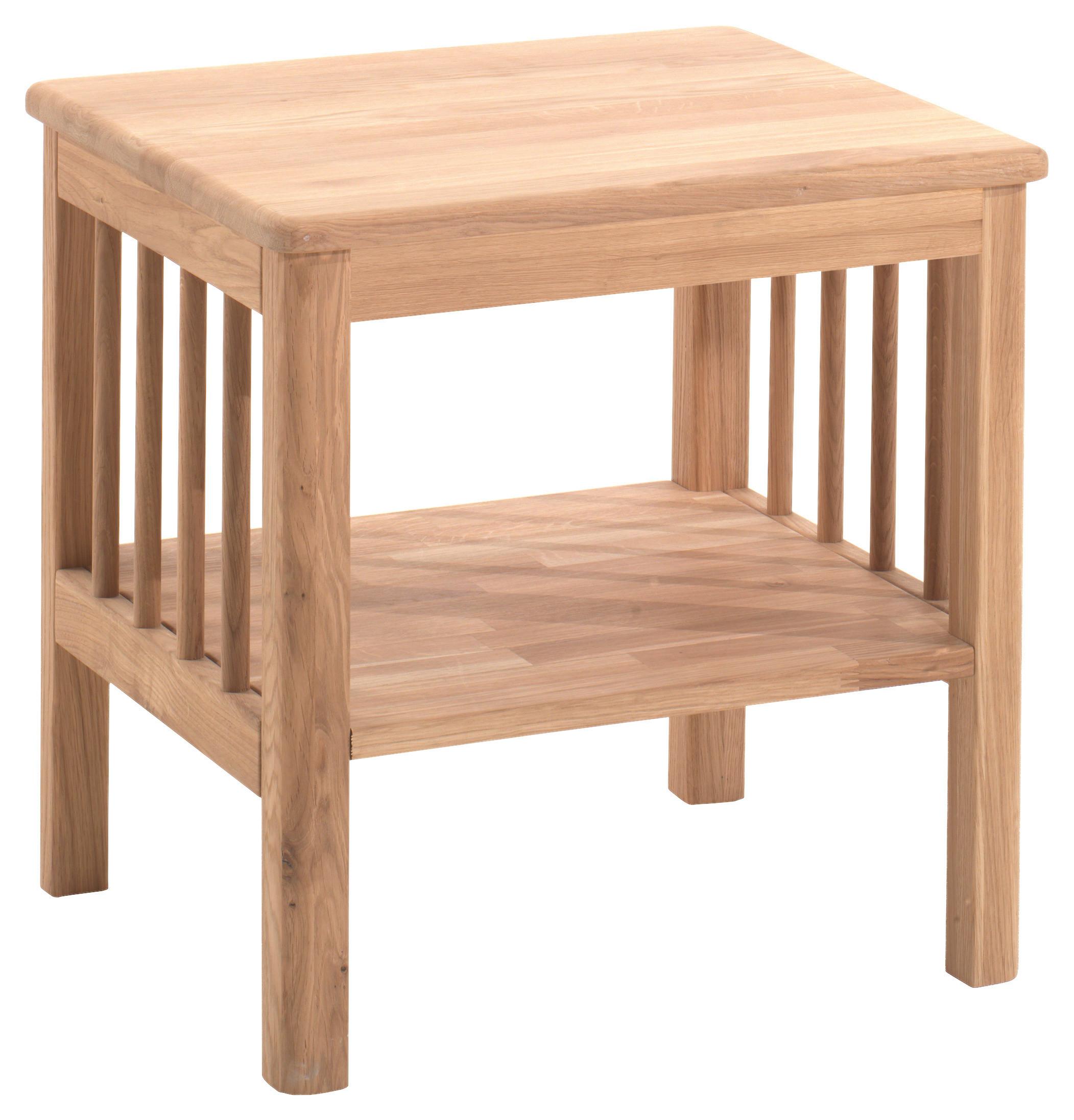 Nachttisch FORREST Eichefarben Echtholz Eiche - Eichefarben, MODERN, Holz (50/50/45cm) - Vipack