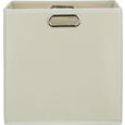 Aufbewahrungsbox Ivy Beige - Beige, Kunststoff/Metall (33/32/33cm) - Mömax modern living Aufbewahrungsbox Ivy Beige - Beige, Kunststoff/Metall (33/32/33cm) - Mömax modern living