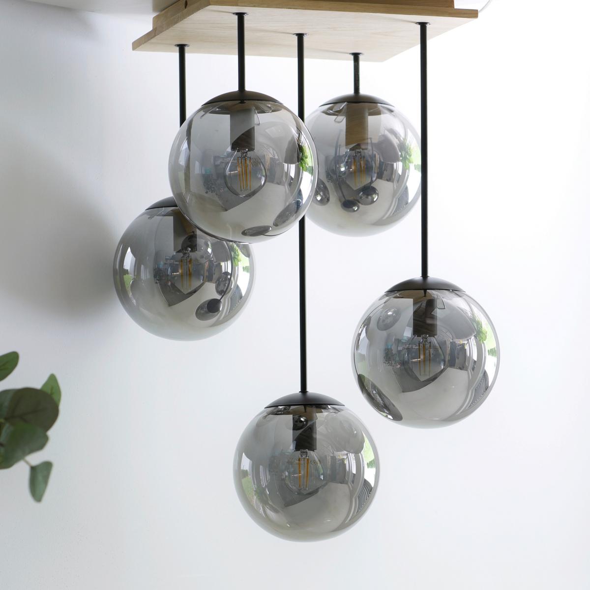 LAMPA SUFITOWA 11395-79 WIDOW - Natur, tworzywo sztuczne/metal (37/37/59,5cm) - Just Light