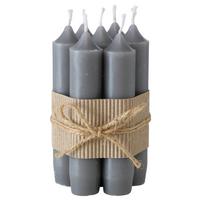 Set Namiznih Sveč Melia I - siva, Design, parafin (2,2/11cm) - Modern Living