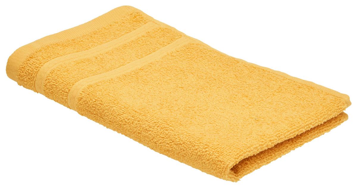 Brisača Za Goste Melanie - rumena, tekstil (30/50cm) - Modern Living