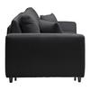 BÄDDSOFFA AGNETA -BASED- - svart, Modern, trä/textil (200/83/97cm) - Based