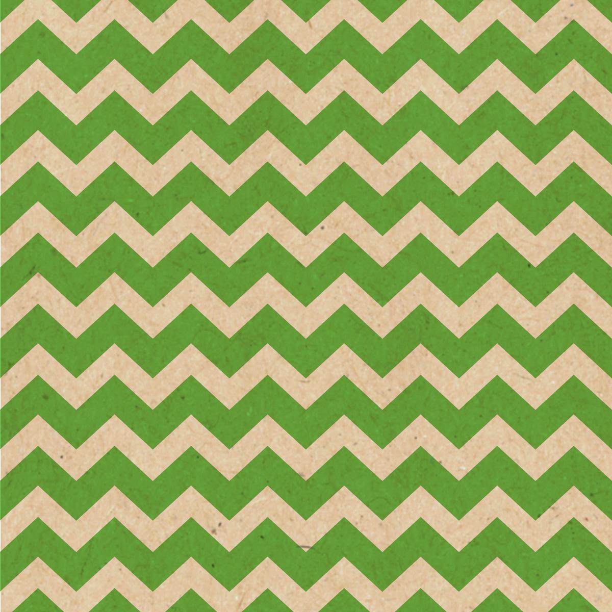 Serviette By Nature in Grün/Hellbraun - Hellbraun/Grün, Modern, Papier (33/33cm)