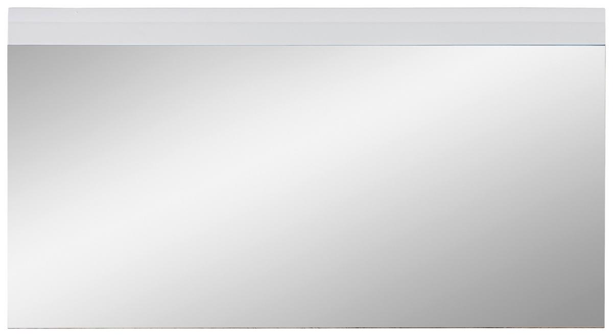 Spiegel in Weiß - Weiß, KONVENTIONELL, Glas/Holzwerkstoff (126/68/2cm) - Mömax