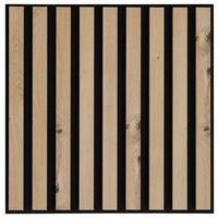 PANEL AKUSTYCZNY DP40 - dąb artisan, Design, materiał drewnopochodny/tkanina (40/40/1,8cm) - Xora
