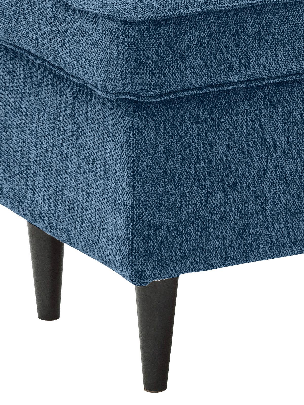 HOKER OSKAR - ciemnoniebieski/czarny, Basics, materiał drewnopochodny/tkanina (63/43/42cm) - MID.YOU